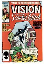 VISION and the SCARLET WITCH #11 August 1986 SPIDER-MAN in Black Wandavision NM picture