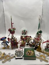 Lot Of 14 Disney Store Christmas Mickey Mouse Pluto Donald Ducks Ornaments picture