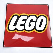 Large LEGO Logo Enamel Sign 15 11/16x15 11/16in picture
