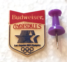 1984 L.A. Budweiser Clydesdale Souvenir Olympic Plastic Pin picture