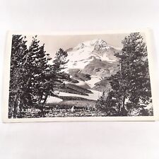 RPPC Oregon -Camp Blossom- Mt Hood Sawyer's Timber Line View Postcard 1939-50 picture