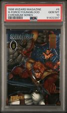 1996 Wizard Magazine X-Force Youngblood Chromium Series #6 Image Comics PSA 10 picture