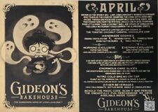 Gideon’s Bakehouse Disney Springs Lydia Lovecraft April 2022 Menu picture