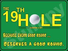The 19th Hole Metal Sign 9