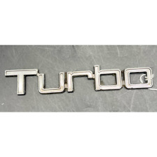 1981-1993 Volvo 240 242 244 200 Series OEM Exterior Turbo Emblem Badge Chrome  picture