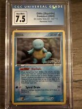 2005 Pokemon EX Delta Species #64 Ditto Squirtle Reverse Holo Stamp CGC 7.5 NM+ picture
