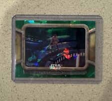 2024 Topps Chrome Sapphire Star Wars #91 THE SITH APPRENTICE DEFEATED Green /99 picture
