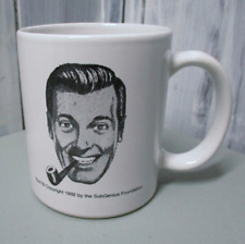 RARE* J.R. Bob Dobbs Mug - Chruch of the SubGenius Foundation Coffee Cup 1992 picture