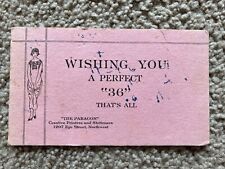 Vtg 1930's Advertising Ink Blotter 1207 Eye Steet NW DC The Paragon Trade Card picture