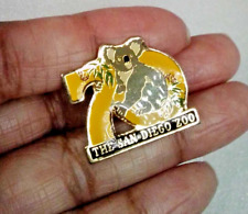 SAN DIEGO ZOO PIN 70th ANNIVERSARY KOALA Wild Animal Souvenir Pin back Button picture