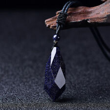 Beautiful Pendulum Gemstone Charm Pendant Fashion Cutting Women Dowsing Crystal picture