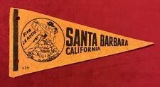 Vintage Santa Barbara California 8 Inch Mini Travel Penant Viva La Fiesta picture