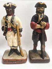 Vintage St. Augustine Spanish Soldiers 7” Chalkware Figurines Made In Holland picture