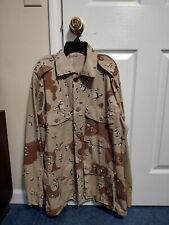 US Army Desert Storm Chocolate Chip Camo Combat Uniform Jacket Coat. Size Medium picture