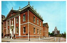 Philadelphia Pennsylvania PA Library Hall Postcard VTG  picture