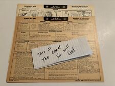 AEA Tune-Up Chart System 1940 Dodge Six Models D-14 & D-17 picture