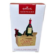Hallmark 2023 A Case Of Christmas Cheer Wine Booze Keepsake Xmas Ornament NIB picture