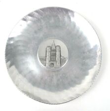 Vintage Basel Spalentor Hand Hammered Aluminum Plate Sigal Switzerland (a-51) picture