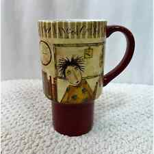 Lang I Need Coffee Now Tall  Mug by Dan DiPaolo Heavy Ceramic 18 oz No Lid picture