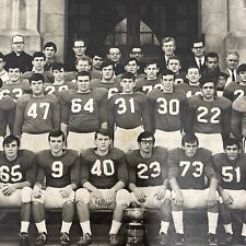 Vintage 1968 Cathedral Highschool Football Team Photo Hamilton Ontario Canada picture