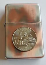 STAR-1 DISTRESSED HP CHROME w/ 2005 CALIFORNIA State Quarter - NEW in Gift Box picture