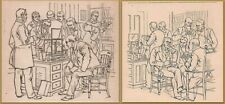 Two 1886 - 1891 Ivory Soap 8 Chemistry Professors Analyze Soap Print Ads picture