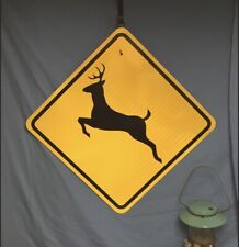 Real Pennsylvania Deer Crossing Street Road Sign picture