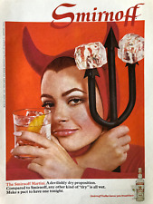 Vintage 1968 Sexy Smirnoff vodka original color ad LI050 picture