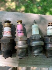 lot of 10 Original Used Vintage Spark Plugs some appear new picture