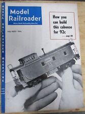 MODEL RAILROADING MAGAZINE JULY 1953  picture