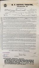 Chic Sale- Signed contract from 1912 picture