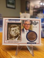 2024 2022 Decision John F Kennedy Postage Stamp Quart Relic 02/10 picture