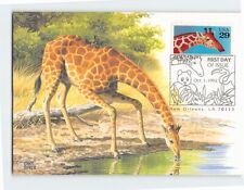 Postcard Giraffe First Day of Issue New Orleans Louisiana USA picture
