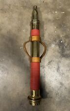 Very Rare Antique Polished Brass Fire Department Nozzle In Beatiful Condition picture