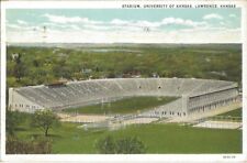c. 1940s Kansas State Football Memorial Stadium Vintage Postcard picture
