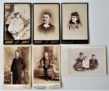 LOT antique 6pc SHOWALTER DIETRICH reading pa FAMILY PHOTOGRAPHS henley picture