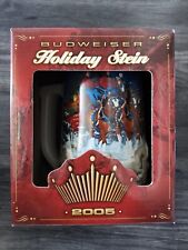 2005 Budweiser Holiday Beer Stein NIB picture
