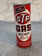 Vintage 1973 STP Gas Treatment Add To Gasoline NOS Sealed Tin Pop Top Full, NEW picture