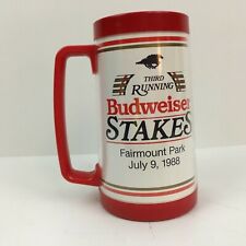 Budweiser Stakes 43rd Running Insulated Mug Fairmount Park July 9, 1988 picture
