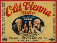 Old Vienna Type Beer Label 9