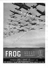 Frog Scale Model Aircraft 1940s picture