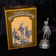 Stadden BUCKINGHAM Pewter Chasseur Garde 1815 Soldier Military English Figure 16 picture