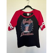 Harley Davidson Top Baseball Jersey with Number  Sparkle Womans XL picture