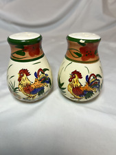 Used Set of Rooster Salt and Pepper Shakers - Great Find - Farm Kitchen picture