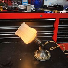 Antique Art Deco Greist Lamp Convertible Adjustable Brass Wall Sconce Table Lamp picture