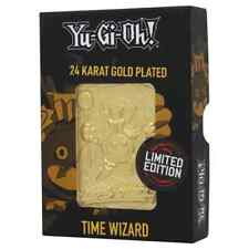 YU-GI-OH Time Wizard 24k Gold Plated Limited Edition Card 5,000 Made RARE LE picture