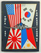VMFA-451 1984 Far East Deployment Unit History Cruise Book picture