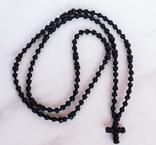 100 knots black KOMBOSKINI Men Orthodox Prayer rope rosary For Son Christmas picture