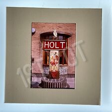 35mm Slide - Traditional Signpost Holt Vintage British Pub Scenery Advertisement picture