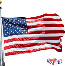 American Flag 4x6 FT For Outside 100% Made In USA Most Durable, Heavy Duty, Luxu picture